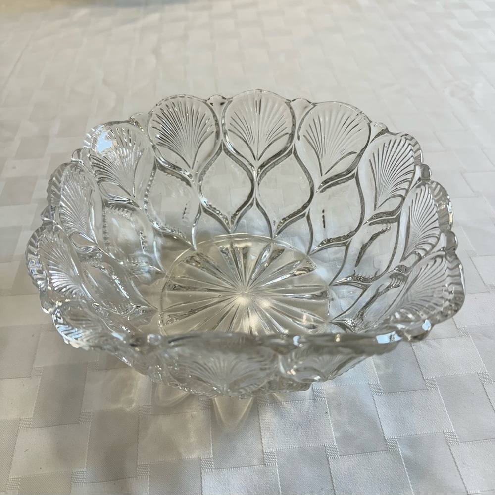 Elegant Clear Glass Bowl